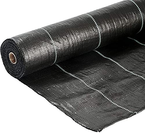 Kiesmembran, robustes Unkrautvlies, Unkrautbekämpfungsmembran für Garten, UV-stabilisiert, Absperrrolle/Mehrzweck-Gartenlandschaftsbau, Bodenabdeckung (0,5 m x 150 m) von Generisch
