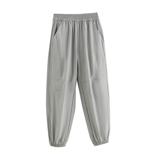 Kinder-Hose, Mädchen, Outdoor-Abenteuer, Bündchen an den Knöcheln, elastisch, hohe Taille, leichte Baumwollmischung, Netzstoff, einfarbig, Trainingshose, Sommer, Spielzeit und Komfort Kinder-Hose, Mädchen, Outdoor-Abenteuer, Bündchen an den Knöcheln, elastisch, hohe Taille, leichte Baumwollmischung, Netzstoff, einfarbig, Trainingshose, Sommer, Spielzeit und Komfort von Generisch