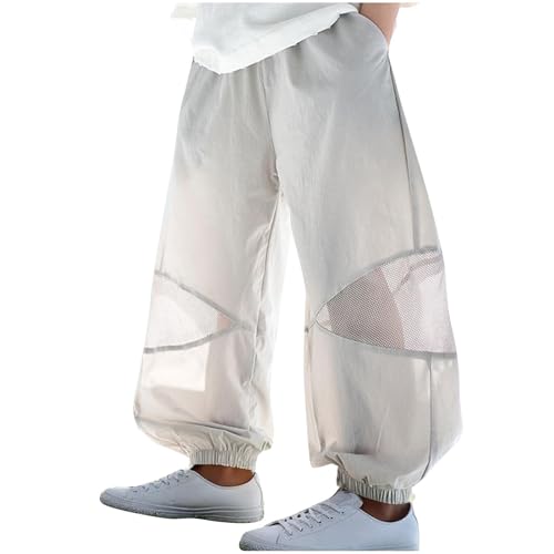 Kinder-Jogginghose für Mädchen, elastisch, hohe Taille, Y2K, Vintage, Schule, Outdoor, Hose, Manschetten, Knöchel, Harem, schnelltrocknend, Netzstoff, Trainingsanzüge, Trekking, Sport, Spiele, Reisen Kinder-Jogginghose für Mädchen, elastisch, hohe Taille, Y2K, Vintage, Schule, Outdoor, Hose, Manschetten, Knöchel, Harem, schnelltrocknend, Netzstoff, Trainingsanzüge, Trekking, Sport, Spiele, Reisen von Generisch