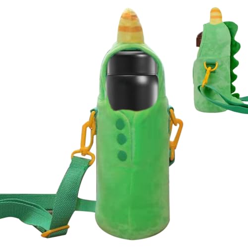 Kinder-Wasserflaschen-Tragetasche, niedlicher Plüsch-Dinosaurier-Isolierter Wasserflaschenbezug, tragbarer Wasserflaschenhalter für Kinder mit verstellbarer Schulter für Spaziergänge und Reisen Kinder-Wasserflaschen-Tragetasche, niedlicher Plüsch-Dinosaurier-Isolierter Wasserflaschenbezug, tragbarer Wasserflaschenhalter für Kinder mit verstellbarer Schulter für Spaziergänge und Reisen von Generisch