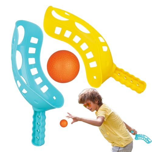 Kinder Wurfhockey Spielzeug - Tragbares Mini Set mit Relaisball, Outdoor Strandspiel | Zwei Spieler Fang und Wurfspiel mit stabilem Design, Interaktives Eltern Kind Freizeitspiel für Park Garten Reise Kinder Wurfhockey Spielzeug - Tragbares Mini Set mit Relaisball, Outdoor Strandspiel | Zwei Spieler Fang und Wurfspiel mit stabilem Design, Interaktives Eltern Kind Freizeitspiel für Park Garten Reise von Generisch
