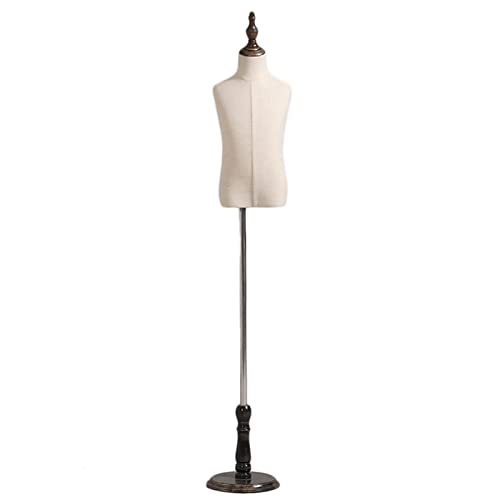 Kinderkleiderpuppe mit Holzständer, verstellbarer Torso für Kleidungsdisplay und Schneiderunterstützung Kinderkleiderpuppe mit Holzständer, verstellbarer Torso für Kleidungsdisplay und Schneiderunterstützung von Generisch