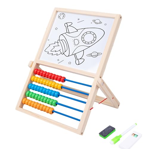 Kindermagnetische Zeichenbrett, Magnetabstandskarte,Magnet Board Math Wood Letter Number - Multifunktionales Handspielzeug für Handaugen -Koordination für und Mädchen im Alter von 3+ Homeschool von Generisch