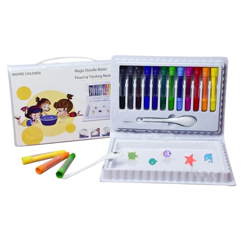 Kis Drawing Pens | Wasser Schwebende Kunst Malstifte - Lernmaterial Schreibwaren 12 Farben Marker Löschbar Mit Löffel Für Anfänger Kinder Mädchen Kindergarten Kis Drawing Pens | Wasser Schwebende Kunst Malstifte - Lernmaterial Schreibwaren 12 Farben Marker Löschbar Mit Löffel Für Anfänger Kinder Mädchen Kindergarten von Generisch