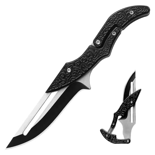 Klappmesser einhandmesser Mechanisches Verformungsklappmesser Slim Klappmesser Outdoor Survival Messer für Camping Multifunktions Taschenmesser von Generisch