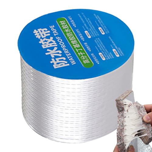 Klebeband, strapazierfähig, wasserfest, Dampfsperrband,Wasserfestes Harzband mit starker Bindung - Selbstklebendes, temperaturbeständiges Dichtungsband aus Aluminiumfolie für die Reparatur von Wohnmob Klebeband, strapazierfähig, wasserfest, Dampfsperrband,Wasserfestes Harzband mit starker Bindung - Selbstklebendes, temperaturbeständiges Dichtungsband aus Aluminiumfolie für die Reparatur von Wohnmob von Generisch