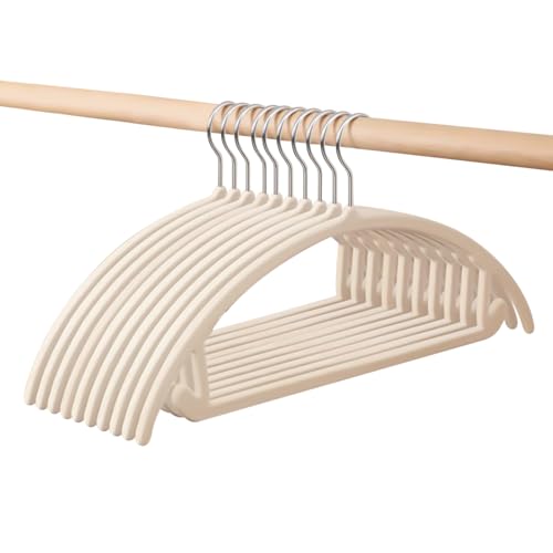 Kleiderbügel, 10 Stück Samt Starke Kleiderbügel 360 Grad Drehung, Haken Aufhängung Für Anzug Tür Mantel Hose Pullover Hemden Kleiderschrank Aufbewahrung Kleiderbügel, 10 Stück Samt Starke Kleiderbügel 360 Grad Drehung, Haken Aufhängung Für Anzug Tür Mantel Hose Pullover Hemden Kleiderschrank Aufbewahrung von Generisch