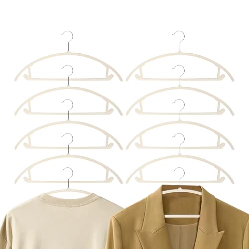 Kleiderbügel | 10 Stück Samt Starke Kleiderbügel 360 Grad Drehung - Haken Aufhängung Für Anzug Tür Mantel Hose Pullover Hemden Schrankorganisation Kleiderbügel | 10 Stück Samt Starke Kleiderbügel 360 Grad Drehung - Haken Aufhängung Für Anzug Tür Mantel Hose Pullover Hemden Schrankorganisation von Generisch