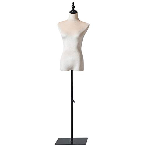 Kleiderform Mannequin Torso mit verstellbarem Metallständer für Kleidung Display und Schneiderei Kleiderform Mannequin Torso mit verstellbarem Metallständer für Kleidung Display und Schneiderei von Generisch