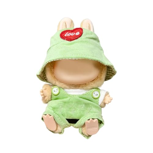 Kleidung für 17 cm Labu Plüsch, Kuscheltier Bekleidung Set Outfit Zubehör für 17cm Labobo Plush Toys, Süße Puppenkleidung für Labu Puppen, Puppe Klamotten Accessoires DIY Kinder Geschenke (C1) von Generisch