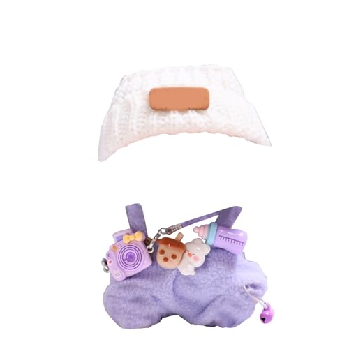 Kleidung für 17 cm Labubu Puppen, Kuscheltier Bekleidung Set Outfit Zubehör für 17cm Labubu Plush Toy, Puppenzubehör, Süße Puppe Klamotten Puppenkleidung für Labobo Puppen Kinder Geschenke (E1) Kleidung für 17 cm Labubu Puppen, Kuscheltier Bekleidung Set Outfit Zubehör für 17cm Labubu Plush Toy, Puppenzubehör, Süße Puppe Klamotten Puppenkleidung für Labobo Puppen Kinder Geschenke (E1) von Generisch