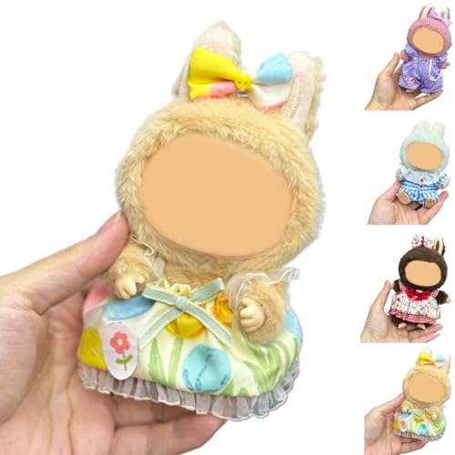 Kleidung für 17 cm große Puppen Lobuboo, La-bubu Kleidungsset, stilvolle schicke Puppenkleidung, niedlicher Overall, Hüte, Kleidung, Zubehör, Outfit geeignet für 17 cm große Puppe, weiche Kleidung Kleidung für 17 cm große Puppen Lobuboo, La-bubu Kleidungsset, stilvolle schicke Puppenkleidung, niedlicher Overall, Hüte, Kleidung, Zubehör, Outfit geeignet für 17 cm große Puppe, weiche Kleidung von Generisch