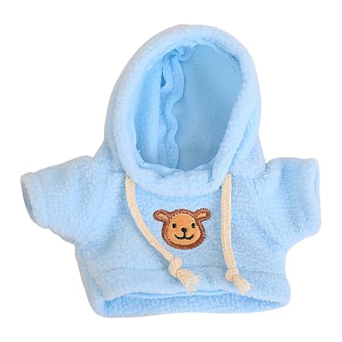 Kleidung für Kuscheltiere ,Plüschpuppenkleidung | Cartoon-Puppenkleidung | Kleine Kapuzenpullover zum Sammeln, Capybara-Kuscheltier-Shirt, süßer Stoffpuppenpullover für 7,87 bis 9,84 Zoll große Puppen von Generisch