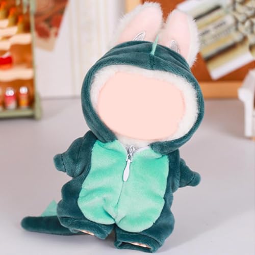 Kleidung für Labu, Kleidung für 17 cm Puppen-Outfit, Persönlichkeit entzückende Puppen-Kleidungszubehör, niedliche Plüschkleidung für La Bu-Puppe Junge und Mädchen für beste Geschenke, keine Puppe Kleidung für Labu, Kleidung für 17 cm Puppen-Outfit, Persönlichkeit entzückende Puppen-Kleidungszubehör, niedliche Plüschkleidung für La Bu-Puppe Junge und Mädchen für beste Geschenke, keine Puppe von Generisch