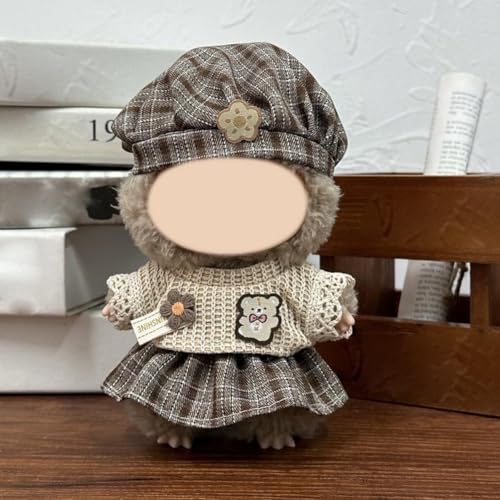 Kleidung für Labubu, Kleidung für 17 cm Puppen-Outfit, Persönlichkeit entzückende Puppen-Kleidungszubehör, niedliche Plüschkleidung für Labubus-Puppe Junge und Mädchen für beste Geschenke, keine Puppe Kleidung für Labubu, Kleidung für 17 cm Puppen-Outfit, Persönlichkeit entzückende Puppen-Kleidungszubehör, niedliche Plüschkleidung für Labubus-Puppe Junge und Mädchen für beste Geschenke, keine Puppe von Generisch