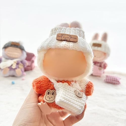 Kleidung für Labubu, Kleidungsset für Labubu-Puppe, Häkeln, 3-teiliges Set, Mütze, Kleidung, Rucksack für LABUBU, stilvolle entzückende Puppenkleiderzubehör, Premium-Labubu-Outfit Kleidung für Labubu, Kleidungsset für Labubu-Puppe, Häkeln, 3-teiliges Set, Mütze, Kleidung, Rucksack für LABUBU, stilvolle entzückende Puppenkleiderzubehör, Premium-Labubu-Outfit von Generisch