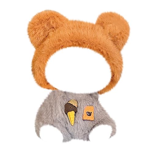 Kleidung für Puppe, Halloween Bekleidung für 17cm Plüsch, Puppenkleidung für Kleidung, Zubehör für Puppe, 2025 Geeignet für alle Puppen 17 cm (A) von Generisch