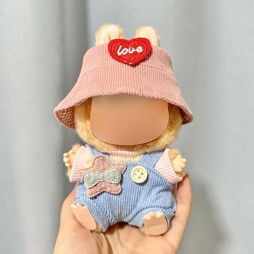 Kleidung für Puppe (NO Puppe) Häkeln Premium-Outfit mit Zubehör Stilvolle Kuscheltier Outfit nur Bekleidungs Zubehör Plush Pullover Hoodie Bekleidung DIY Kinder Geschenke von Generisch