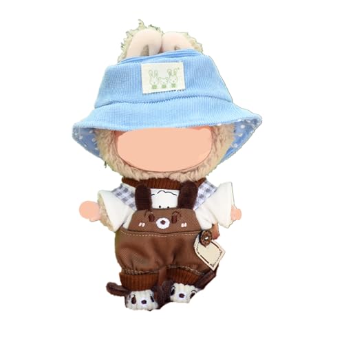 Kleidung für Puppe Niedliche Mini Plüsch Puppen Kleidung Outfit nur Bekleidungs zubehör für 17cm Puppen Pullover Hoodie Kleidung DIY Kinder Geschenke Bekleidungs Zubehör (Stil-K) von Generisch