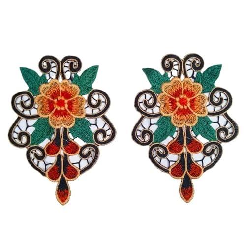 Kleidungsaccessoires, modische Stickerei, Spitze, Stoff, Blumenaufnäher, Kleidung, Flicken, symmetrische Blumen Kleidungsaccessoires, modische Stickerei, Spitze, Stoff, Blumenaufnäher, Kleidung, Flicken, symmetrische Blumen von Generisch