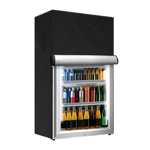 Kleine Kühlschrankabdeckung Für Den Außenbereich, Schutzabdeckung Für Getränkekühlschrank Mit Magnetverschluss, UV Beständige Kühlschrank Hülle Mit Reißverschluss Für Küche Camping Picknick von Generisch