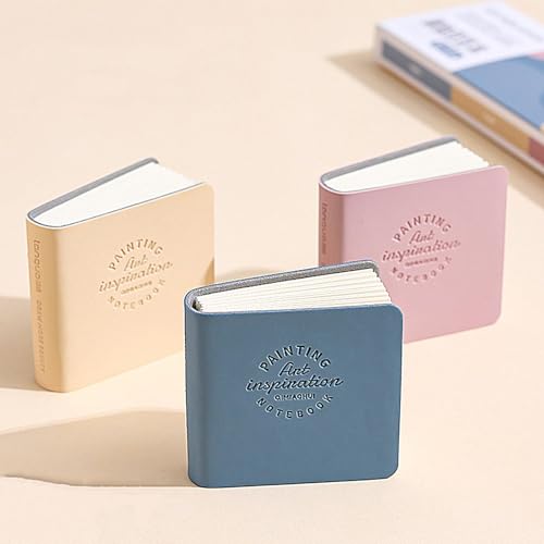 Kleine Kunst-Skizzenbücher, 3 Stück, Mini-Aquarell-Skizzenbuch, tragbares Reise-Taschen-Skizzenbuch, Hardcover, Miniatur-Tagebuch, Notizbuch für Schule, Arbeit von Generisch