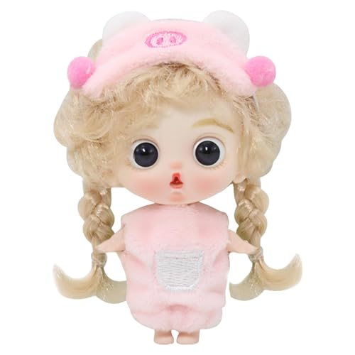 Kleine Puppen Kleidung, bewegliche Gliedmaßen Puppe, Wiedergeborene Puppenglieder im Cartoon -Pyjama, Sammlerkinder Spielzeug süßer lustiger Blinder für Playtime & Display Kleine Puppen Kleidung, bewegliche Gliedmaßen Puppe, Wiedergeborene Puppenglieder im Cartoon -Pyjama, Sammlerkinder Spielzeug süßer lustiger Blinder für Playtime & Display von Generisch