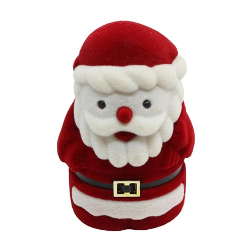 Kleine Weihnachts-Schmuckschatulle, weihnachtlich dekorierte Schmuckschatullen | Schmuckaufbewahrungsbox in Weihnachtsmannform,Weihnachts-Schmuckaufbewahrung, Schmuckkästchen, Weihnachts-Schmuckkästch Kleine Weihnachts-Schmuckschatulle, weihnachtlich dekorierte Schmuckschatullen | Schmuckaufbewahrungsbox in Weihnachtsmannform,Weihnachts-Schmuckaufbewahrung, Schmuckkästchen, Weihnachts-Schmuckkästch von Generisch