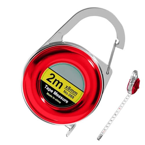 Kleines Maßband, Maßband für den Körper,Körpermaßband, einziehbares Maßband für Schneider-Flexibles Taschenmaßband, Kleidungsmaßband zum Nähen von Körpermaßen Kleines Maßband, Maßband für den Körper,Körpermaßband, einziehbares Maßband für Schneider-Flexibles Taschenmaßband, Kleidungsmaßband zum Nähen von Körpermaßen von Generisch