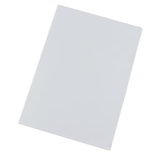 Klemmbrett, 1 Stück A5 Klemmbretter Bunte Robuste Leichte, langlebig & stoßfest, Kunststoff-Klemmbretter Memo Größe mit Niedrigem Profil Clip Taschenclip Brett für Büros Klassenzimmer, Weiß von Generisch