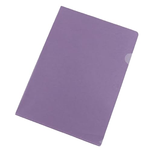 Klemmbrett A5 mit gummierter Klemmbrettmappe mit 1 Klemmen, Wasserdichtes und Schmutzabweisend, Ordner eignen sich für Klassen, Schüler und Lehrerbüros, Violett von Generisch
