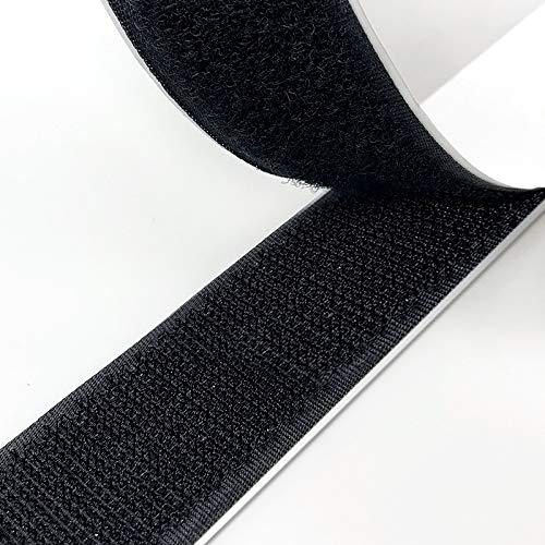 Klettband Selbstklebend Extra Stark,Doppelseitig Klebende mit Klettverschluss 50mm Breit 5meter Flauschband und 5meter Hakenband,10m läng von Generisch