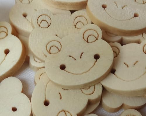 Apfelblüte | Knöpfe 14x16 mm Frosch 10 Stück Holz 2 Loch braun natur beige Holzknöpfe Frösche Tier Tiere See Dekoknöpfe Knopf Kinderknöpfe Kinder Babyknöpfe Baby Apfelblüte | Knöpfe 14x16 mm Frosch 10 Stück Holz 2 Loch braun natur beige Holzknöpfe Frösche Tier Tiere See Dekoknöpfe Knopf Kinderknöpfe Kinder Babyknöpfe Baby von Generisch
