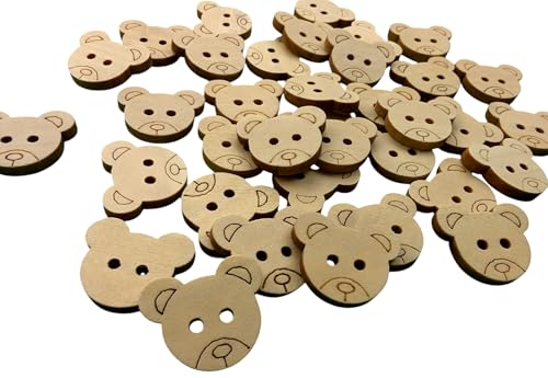 Apfelblüte | Knöpfe 17x20 mm Bär Teddybär Kopf braun hellbraun natur Holz 10 Stück 2 Loch Holzknöpfe Holz Dekoknöpfe Knopf Kinderknöpfe Kinder Babyknöpfe Baby 17 20 mm Teddy Apfelblüte | Knöpfe 17x20 mm Bär Teddybär Kopf braun hellbraun natur Holz 10 Stück 2 Loch Holzknöpfe Holz Dekoknöpfe Knopf Kinderknöpfe Kinder Babyknöpfe Baby 17 20 mm Teddy von Generisch