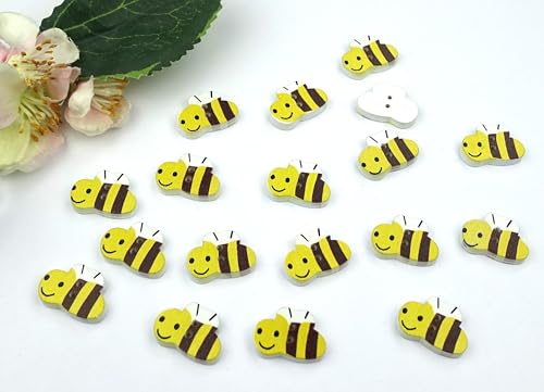 Apfelblüte | Knöpfe 13x19 mm Bienen Holz 10 Stück 2 Loch gelb bunt braun weiß schwarz Insekt Biene Holzknöpfe Holz Dekoknöpfe Knopf Kinderknöpfe Kinder Babyknöpfe Baby 13 19 mm Apfelblüte | Knöpfe 13x19 mm Bienen Holz 10 Stück 2 Loch gelb bunt braun weiß schwarz Insekt Biene Holzknöpfe Holz Dekoknöpfe Knopf Kinderknöpfe Kinder Babyknöpfe Baby 13 19 mm von Generisch