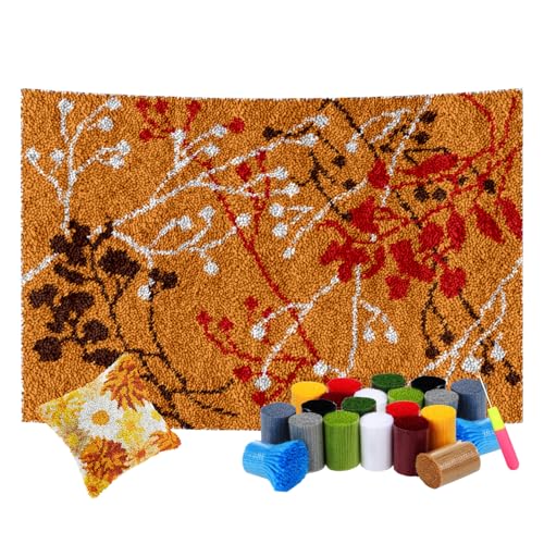 Knüpfhaken-Kits – DIY Stanznadel und Kreuzstich Tapisserie Kit, Anfängerfreundlich, große Größe 55 x 75 cm, perfekt für kreative Projekte und Bastelspaß Knüpfhaken-Kits – DIY Stanznadel und Kreuzstich Tapisserie Kit, Anfängerfreundlich, große Größe 55 x 75 cm, perfekt für kreative Projekte und Bastelspaß von Generisch