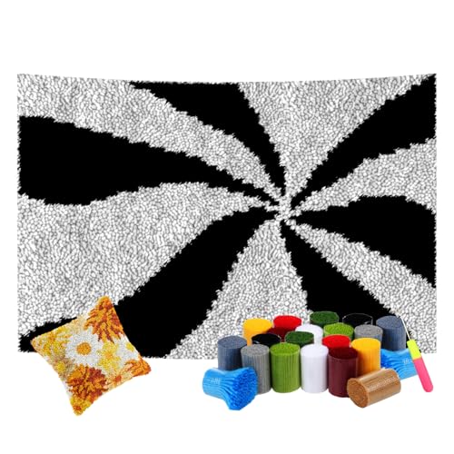 Knüpfhaken-Kits – DIY Stanznadel und Kreuzstich Tapisserie Kit, Anfängerfreundlich, große Größe 55 x 75 cm, perfekt für kreative Projekte und Bastelspaß Knüpfhaken-Kits – DIY Stanznadel und Kreuzstich Tapisserie Kit, Anfängerfreundlich, große Größe 55 x 75 cm, perfekt für kreative Projekte und Bastelspaß von Generisch