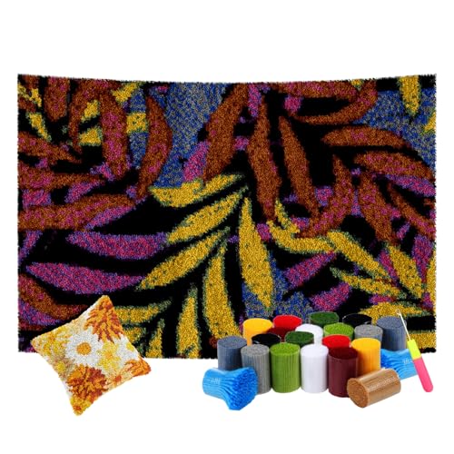 Knüpfhaken-Kits – DIY Stanznadel und Kreuzstich Tapisserie Kit, Anfängerfreundlich, große Größe 55 x 75 cm, perfekt für kreative Projekte und Bastelspaß Knüpfhaken-Kits – DIY Stanznadel und Kreuzstich Tapisserie Kit, Anfängerfreundlich, große Größe 55 x 75 cm, perfekt für kreative Projekte und Bastelspaß von Generisch