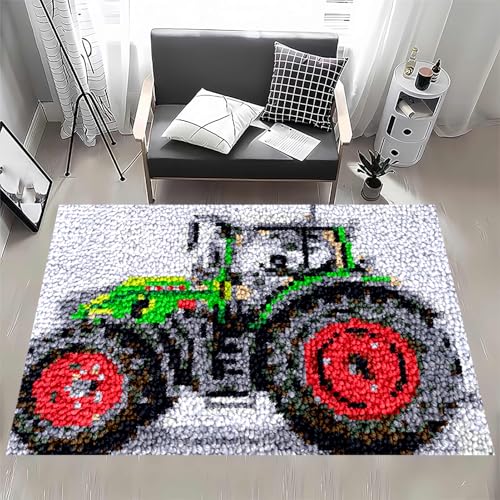Knüpfhaken-Teppich-Set – Bedruckter Leinwand-Tapisserie für DIY Häkeln und Sticken, Bodenkissen, für Heimdekoration Knüpfhaken-Teppich-Set – Bedruckter Leinwand-Tapisserie für DIY Häkeln und Sticken, Bodenkissen, für Heimdekoration von Generisch