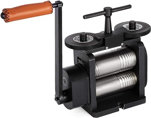 Kombinationswalzmaschine für Schmuckherstellung, Zahnradskala, klar, höhenverstellbar, DIY-Werkzeuge Kombinationswalzmaschine für Schmuckherstellung, Zahnradskala, klar, höhenverstellbar, DIY-Werkzeuge von Generisch