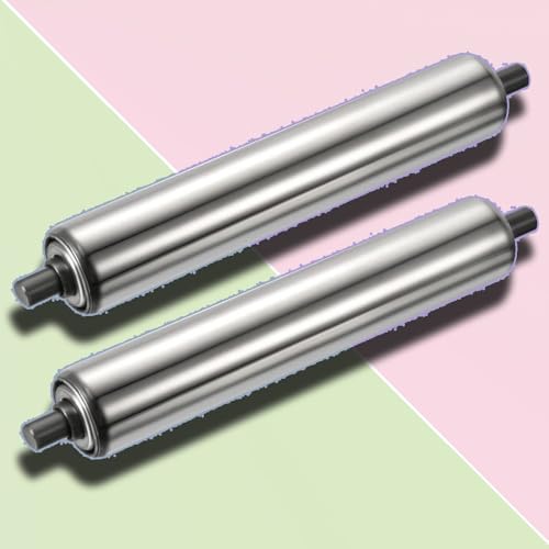 Kommerzielle Förderrollen, 2 Stück, robust, 3,2 cm - 5,1 cm Durchmesser, ideal für Fabrik und Lager, 550 mm Länge (50 mm Durchmesser), perfekt für Anwendungen mit einer Breite von 25,4 cm - 50,8 cm von Generisch