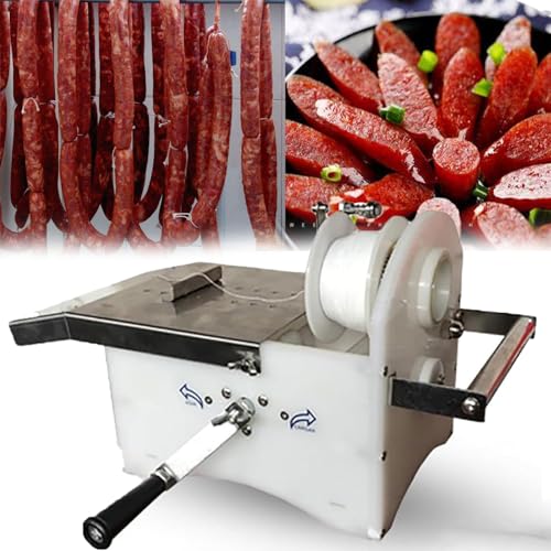 Kommerzielle Wurstbindemaschine, Handroll- & Knüpfwerkzeug, Edelstahl Wurstverbinder für einfache Gehäusebindung in Restaurants, Supermärkten, Kantinen Kommerzielle Wurstbindemaschine, Handroll- & Knüpfwerkzeug, Edelstahl Wurstverbinder für einfache Gehäusebindung in Restaurants, Supermärkten, Kantinen von Generisch