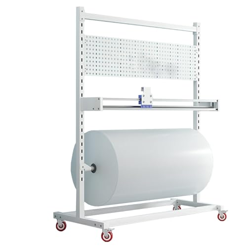 Kommerzieller bodenstehender Wickelspender mit Bremsrad und Lochplatte, ideal für Kurierverpackungen, Materialschneiden und Perlbaumwollhalt Kommerzieller bodenstehender Wickelspender mit Bremsrad und Lochplatte, ideal für Kurierverpackungen, Materialschneiden und Perlbaumwollhalt von Generisch