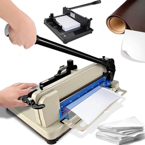 Kommerzieller elektrischer Papierschneider mit Rasterlinien, 315 mm Schnittbreite und 40 mm Dicke, ideal für Büro und professionellen Gebrauch von Generisch