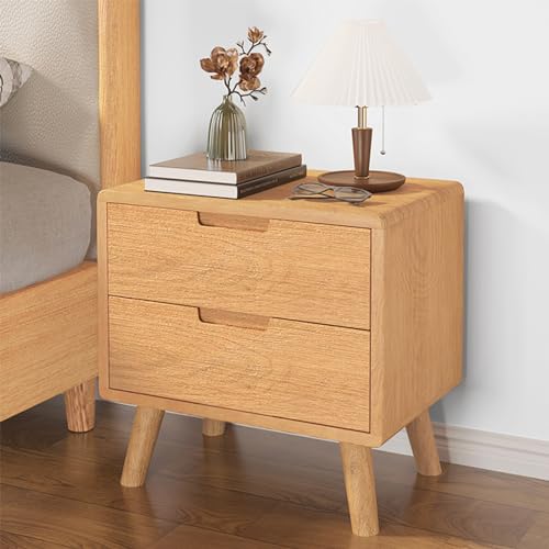 Kommode Schlafzimmer,Moderner Nachtkästchen aus Holz Hohe Kapazität Nachtschrank mit 2 Schubladen Nachttisch aus Massivholz Geeignet für Schlafzimmer, Wohnzimmer, Nachttisch im Schlafsaal Kommode Schlafzimmer,Moderner Nachtkästchen aus Holz Hohe Kapazität Nachtschrank mit 2 Schubladen Nachttisch aus Massivholz Geeignet für Schlafzimmer, Wohnzimmer, Nachttisch im Schlafsaal von Generisch