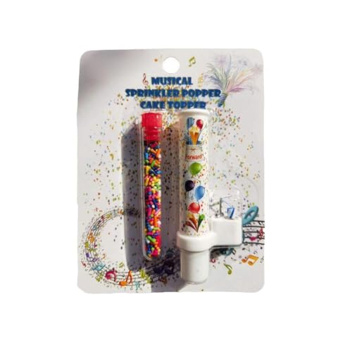 Konfetti Kerze Cake Topper, Wunderkerzen für Geburtstagstorte, Überraschung Geburtstagsfeier in essbarer Kuchenkerze Ihr Konfetti Konfetti Kerze Cake Topper, Wunderkerzen für Geburtstagstorte, Überraschung Geburtstagsfeier in essbarer Kuchenkerze Ihr Konfetti von Generisch