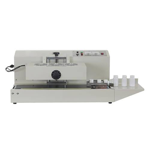 Kontinuierliche elektromagnetische Induktionsversiegelung für Flaschenverschlüsse, automatische Aluminiumfolien-Heißsiegelmaschine, ideal zum sicheren Verschließen verschiedener Flaschengrößen von Generisch
