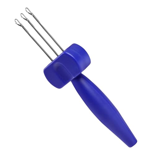 Kordel-Strickwerkzeug, Knüpfhaken, 21 x 7 x 7 cm, Handwerksausrüstung, ergonomisches Multi-Nadel-Design, bequemer Griff zum Weben, Einfassen, Binden von Reisen, Heimprojekten Kordel-Strickwerkzeug, Knüpfhaken, 21 x 7 x 7 cm, Handwerksausrüstung, ergonomisches Multi-Nadel-Design, bequemer Griff zum Weben, Einfassen, Binden von Reisen, Heimprojekten von Generisch