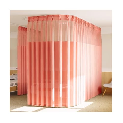 Krankenhaus-Sichtschutzvorhang, Polyester, hängende Ösen für mehr Privatsphäre, U-förmiges Design für Schule und Klinik von Generisch