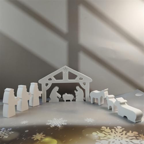 Krippe Silikon Gießform, Silikonformen Gießformen, Silikonform Weihnachten Krippe, Krippe Set Giessformen zum Gießen, Gießformen Silikon für D IY Kerze, Handwerk Krippe Silikon Gießform, Silikonformen Gießformen, Silikonform Weihnachten Krippe, Krippe Set Giessformen zum Gießen, Gießformen Silikon für D IY Kerze, Handwerk von Generisch